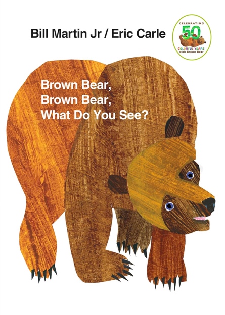 A brown bear with a yellow head Description automatically generated