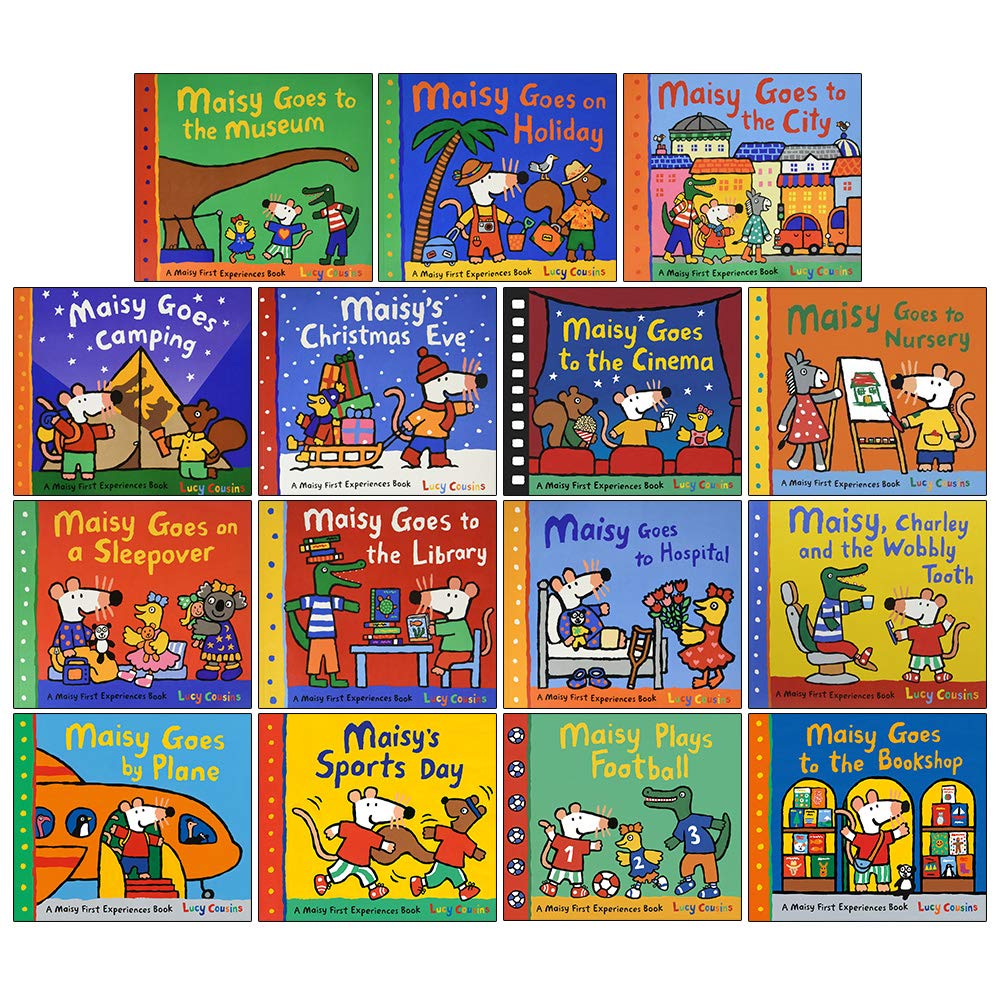 A collection of children's books Description automatically generated